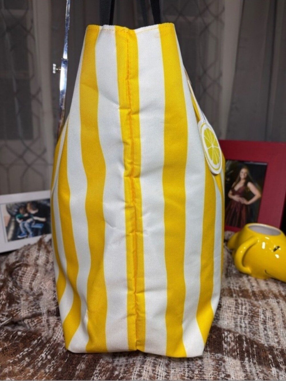 "Squeeze π the Day" Tote Bag - Picture 3 of 8